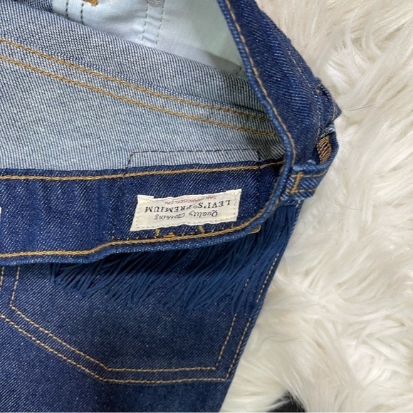 Levi's Wedgie Straight Leg Fringe Pocket Jeans - Picture 7 of 11